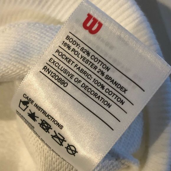 Wilson Pullover White Cotton Shirt Size M Team USA New With Tags. - Picture 7 of 8